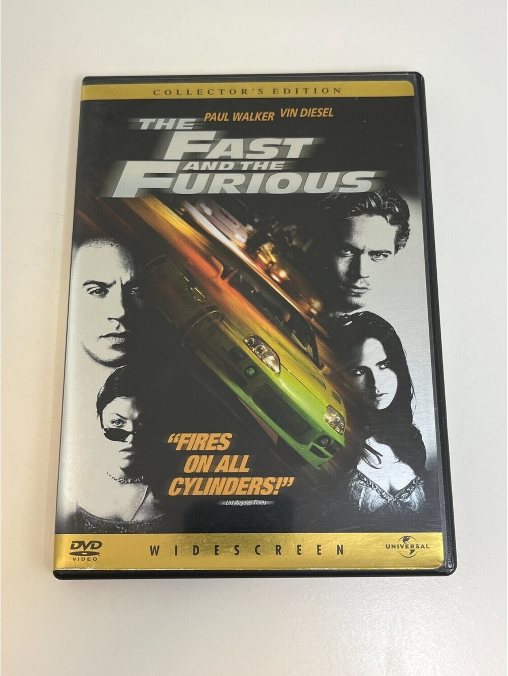 The Fast and Furious DVD Collector's Edition Paul Walker 2001 Action & Rob Cohen